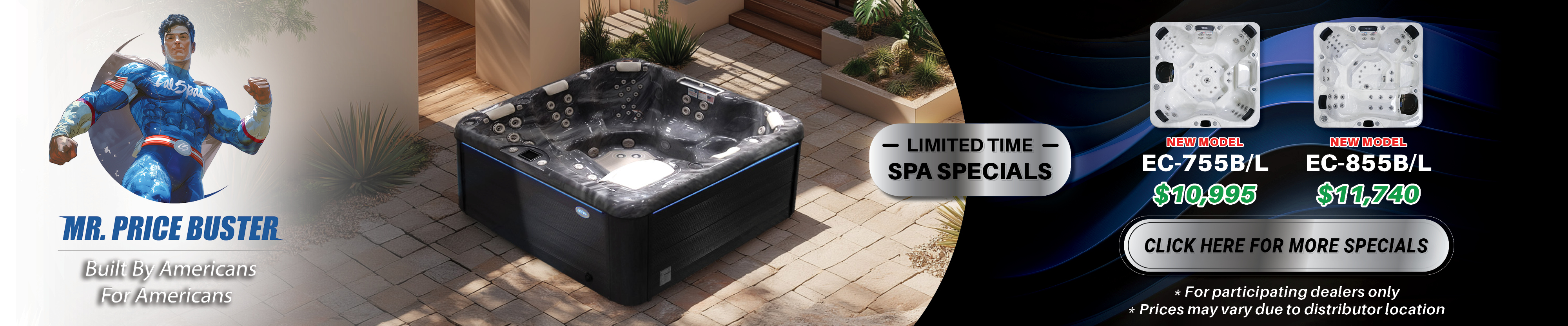 Calspas hot tub being used in a family setting - Akron